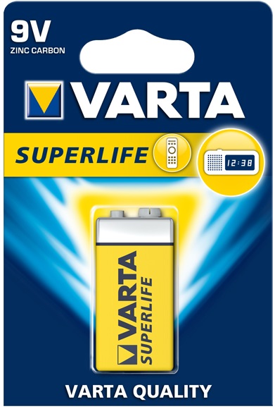 Батарейка крона Varta SUPER LIFE (02022101411);