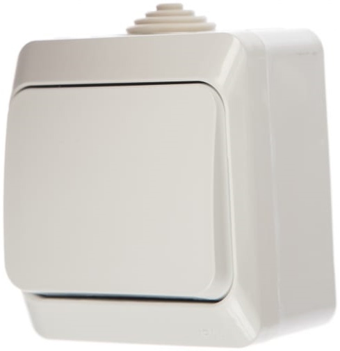 Выключатель накладной 1-клавишный Schneider Electric Этюд