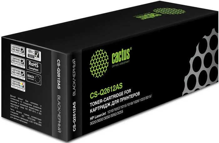 Картридж лазерный Cactus CS-Q2612AS; для HP