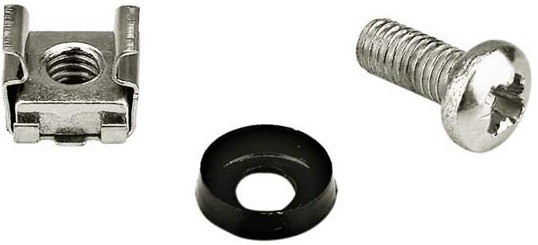 Крепежный комплект Hyperline CNS-M6-16-50; (упак.:50шт)