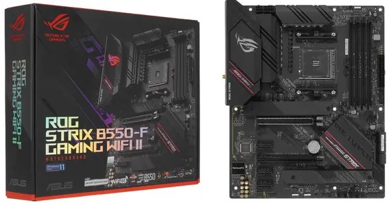 Материнская плата AMD B550 Asus ROG
