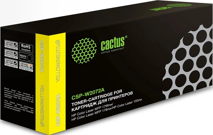 Картридж лазерный Cactus CSP-W2072A; для HP