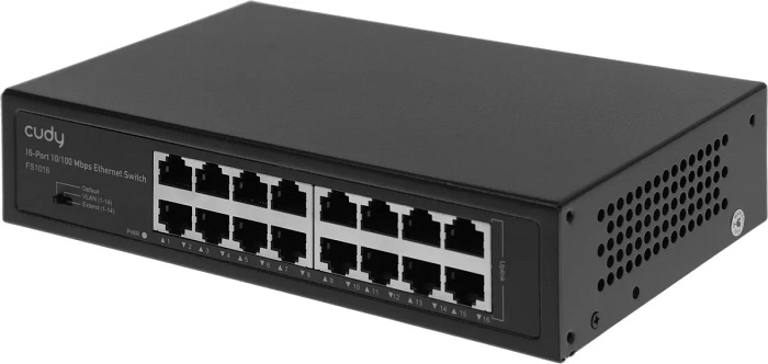 Коммутатор Cudy FS1016; 16xRJ-45; 10/100 Мбит/сек;