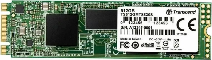 SSD-накопитель M.2 512Гб Transcend 830S (TS512GMTS830S);