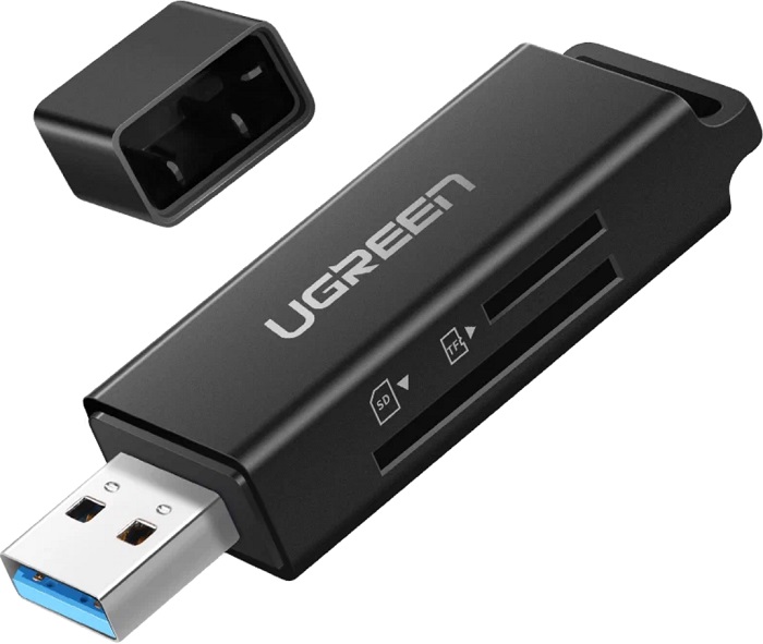 Карт-ридер USB 3.0 UGREEN CM104 (40752);