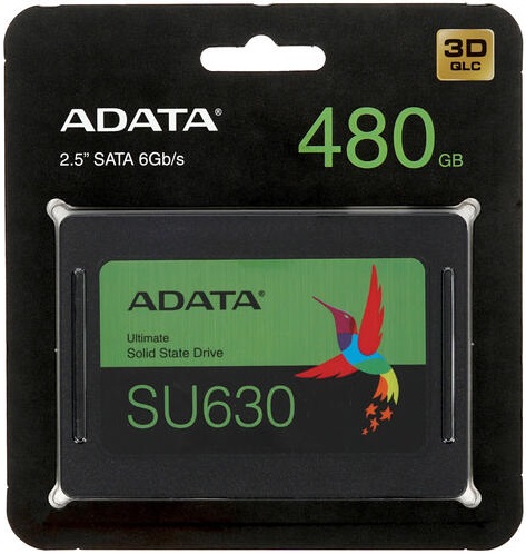 SSD-накопитель 2.5" 480Гб A-Data Ultimate SU630