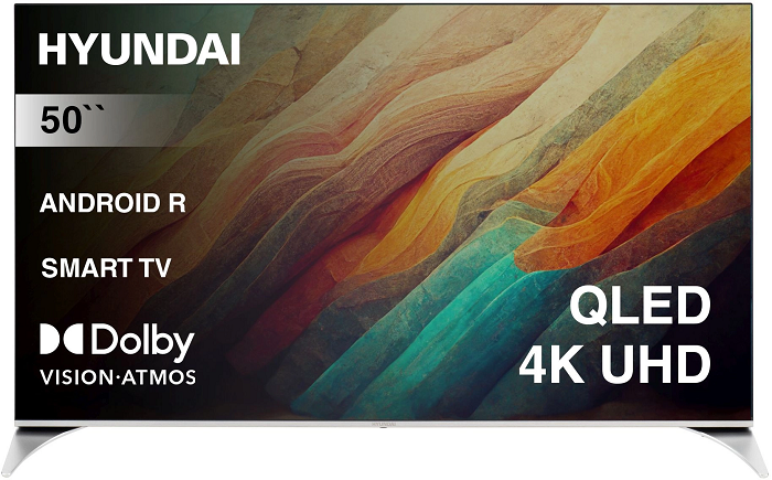 Телевизор 50" Hyundai H-LED50QBU7500; QLED; 3840x2160;