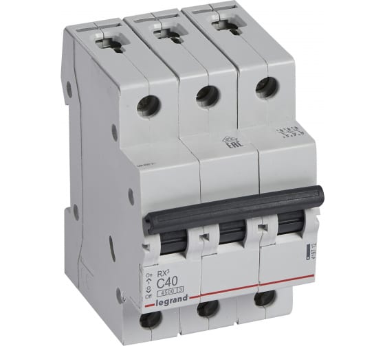Автоматический выключатель 3P Legrand RX3 (419712);