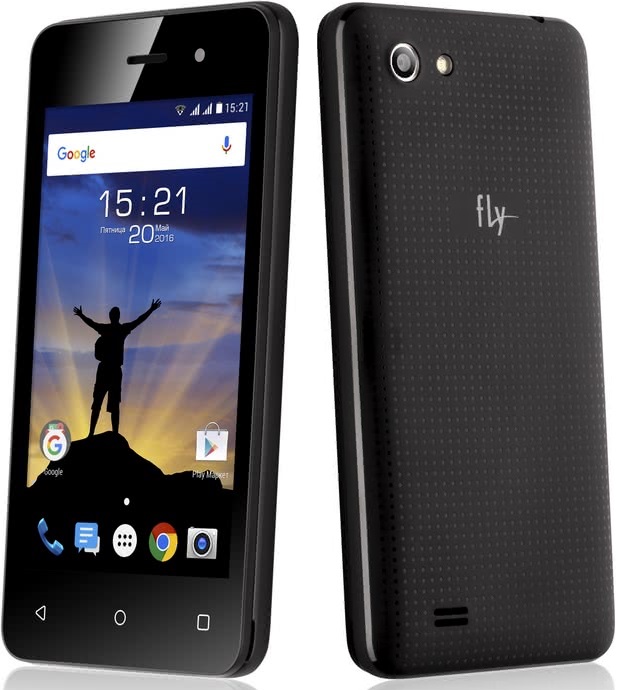 Смартфон Fly Stratus 4 Black (FS405);