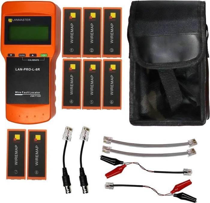 Тестер LAN цифровой Lanmaster LAN-PRO-L-8R; RJ-45/BNC;
