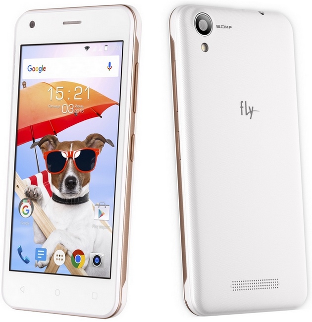 Смартфон Fly Nimbus 8 White (FS454);