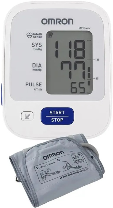 Тонометр Omron M2 Basic (HEM-7121-RU); ;