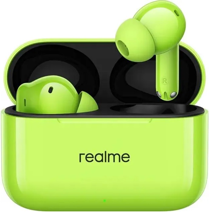 TWS-наушники Realme Buds T200 Green (RMA2410);