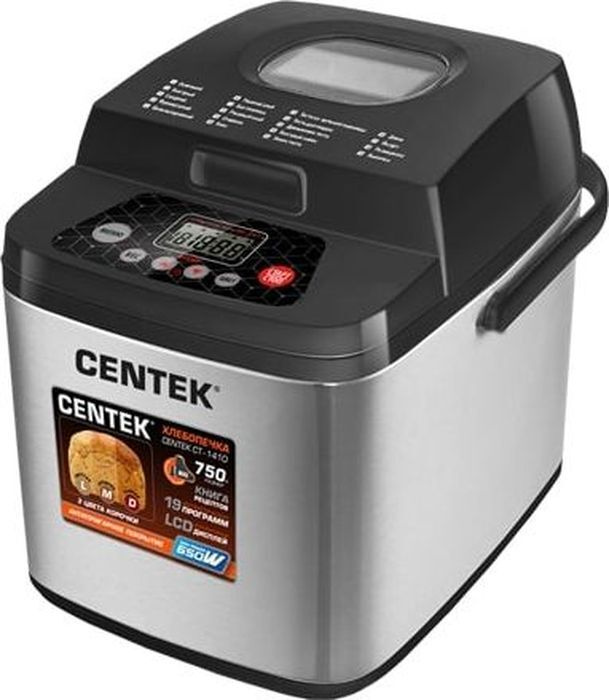 Хлебопечка Centek CT-1410; 650 Вт; 19 Хлебопечка Centek CT-1410; 650 Вт; 19