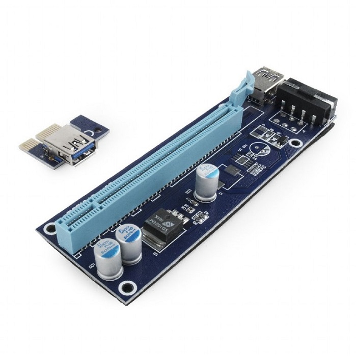 Контроллер Riser PCI-E Gembird RC-PCIEX-01