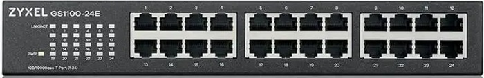 Коммутатор ZyXEL GS1100-24E-EU0103F; 24xRJ-45; 10/100/1000 Мбит/сек;