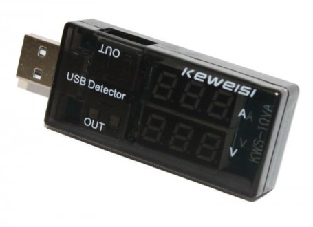 Тестер USB Keweisi (KWS-10VA); черный