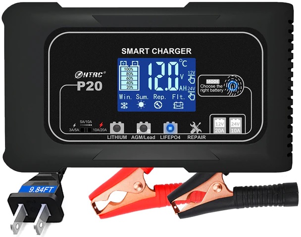 Провода для прикуривания HTRC 20А (P20)