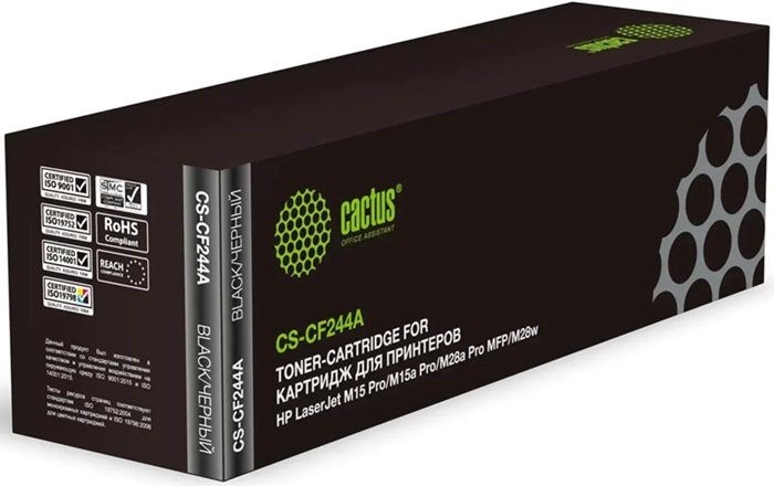 Картридж лазерный Cactus CS-CF244A; для HP