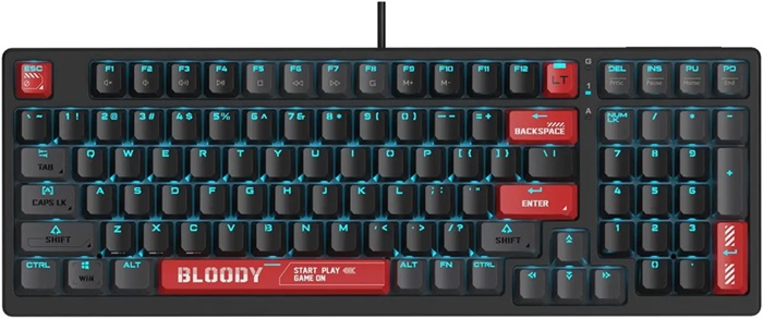 Клавиатура A4Tech Bloody AT98; оптомеханическая; Alpha