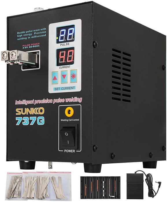 Точечный сварочный аппарат Sunkko 737G; 1500