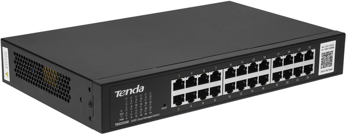 Коммутатор Tenda TEG2224D; 24xRJ-45; 10/100/1000 Мбит/сек;