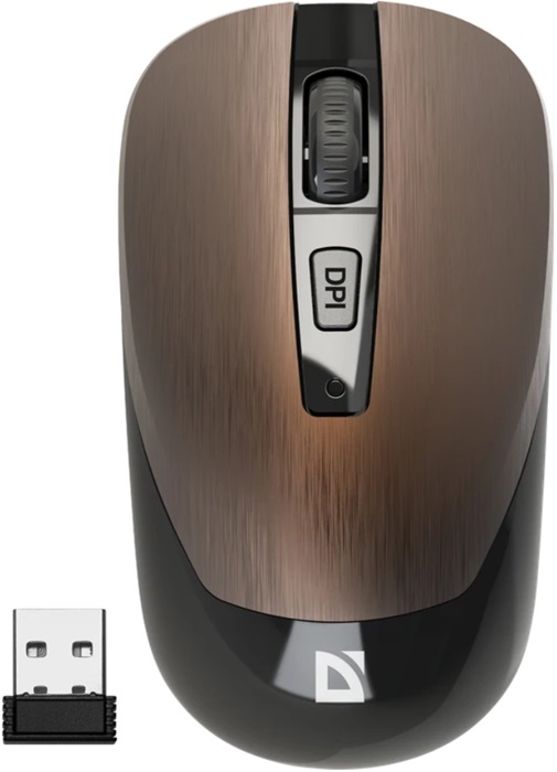 Мышь беспроводная Defender Wave MM-995 (52992);