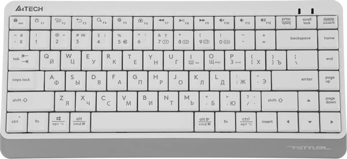 Клавиатура A4Tech Fstyler FBK11 White; мембранная;