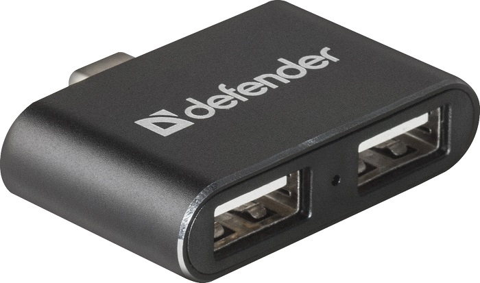 USB-хаб TypeC Defender Quadro Dual (83207);