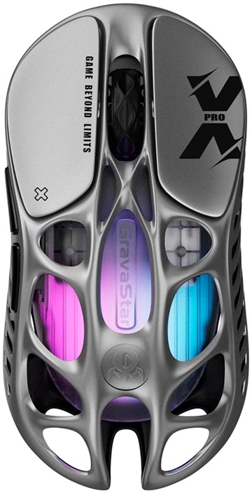 Мышь Bluetooth GravaStar Mercury X Grey;