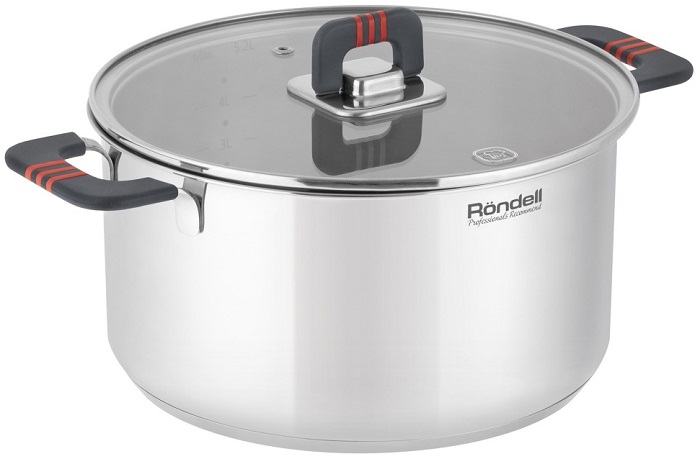 Кастрюля Rondell Stripes (RDS-1638); 24x15 см/5.2