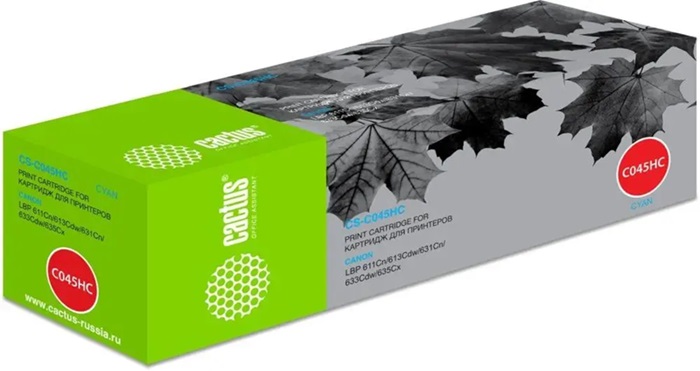 Картридж лазерный Cactus CS-C045HC; для Canon
