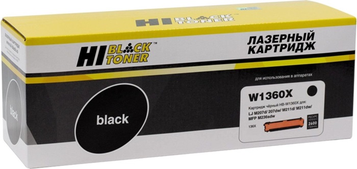 Картридж лазерный Hi-Black HB-W1360X; для HP