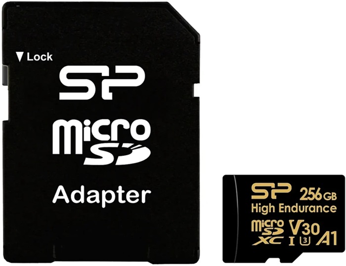 Карта памяти microSDXC 256 ГБ Silicon