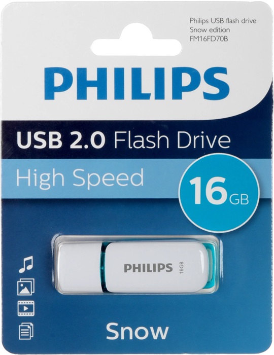 USB-флэш 16 ГБ Philips SNOW2.0 (FM16FD70B/97);