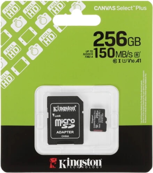 Карта памяти microSDXC 256 ГБ Kingston