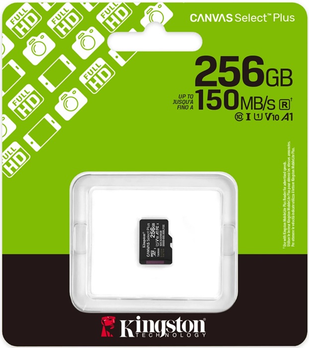Карта памяти microSDXC 256 ГБ Kingston