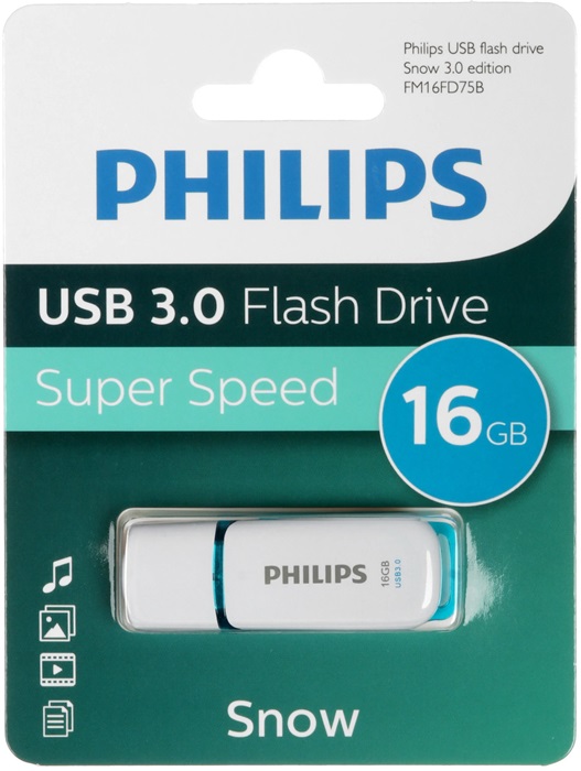 USB-флэш 16 ГБ Philips SNOW3.0 (FM16FD75B/97);