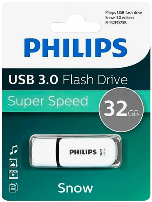 USB-флэш 32 ГБ Philips SNOW3.0 (FM32FD75B/97);