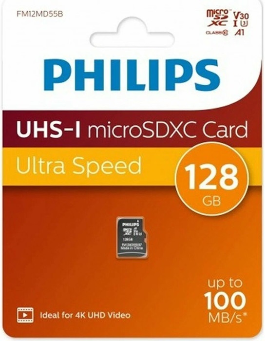 Карта памяти microSDHC 128 ГБ Philips