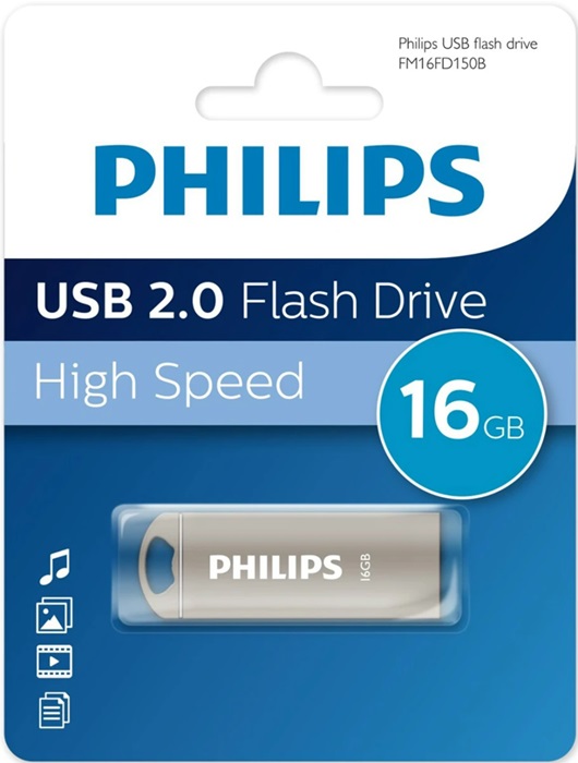 USB-флэш 16 ГБ Philips IRON2.0 (FM16FD150B/97);