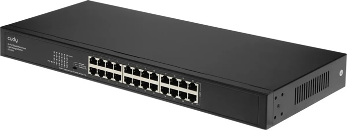 Коммутатор Cudy GS1024E; 24xRJ-45; 10/100/1000 Мбит/сек;