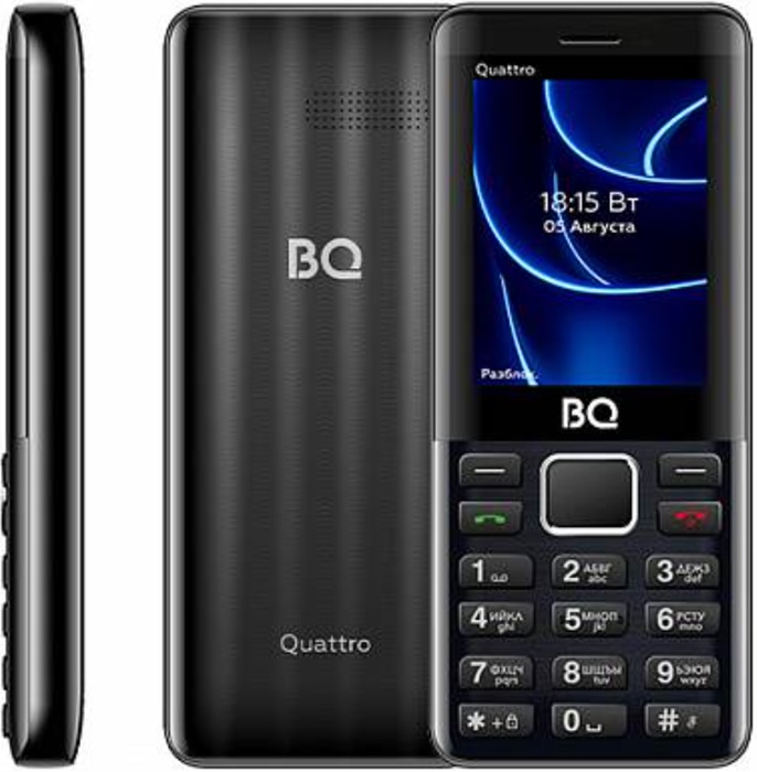 Мобильный телефон BQ Quattro Black (BQ-2453);