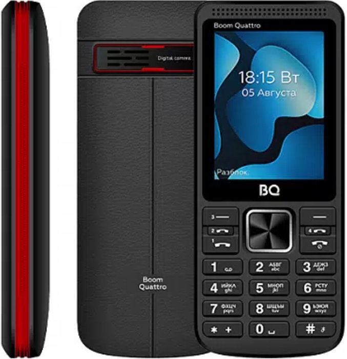 Мобильный телефон BQ Boom Quattro Black