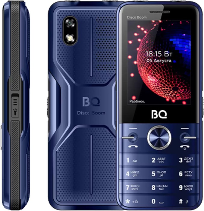 Мобильный телефон BQ Disco Boom Blue+Black