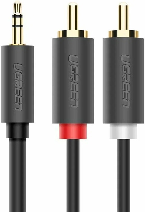 Кабель аудио jack 3.5/2xRCA Ugreen AV102