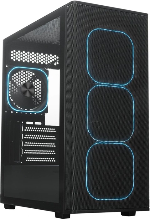 Корпус Xastra A300M 4ARGB-C6 Black (A300M-4FG12A-C6);