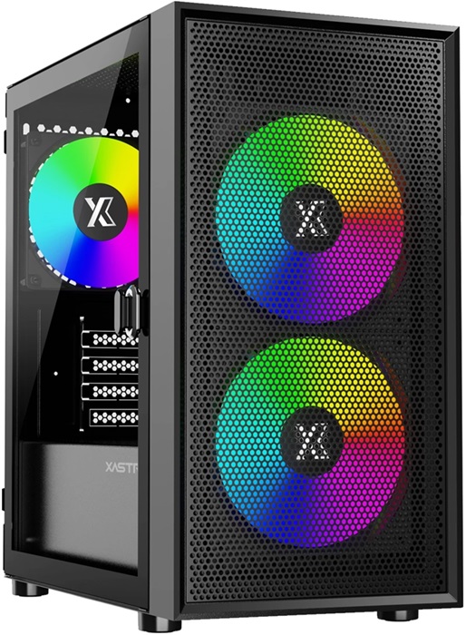 Корпус Xastra A305M 3ARGB Black (A305M-2FC14A-1FC12A-D);
