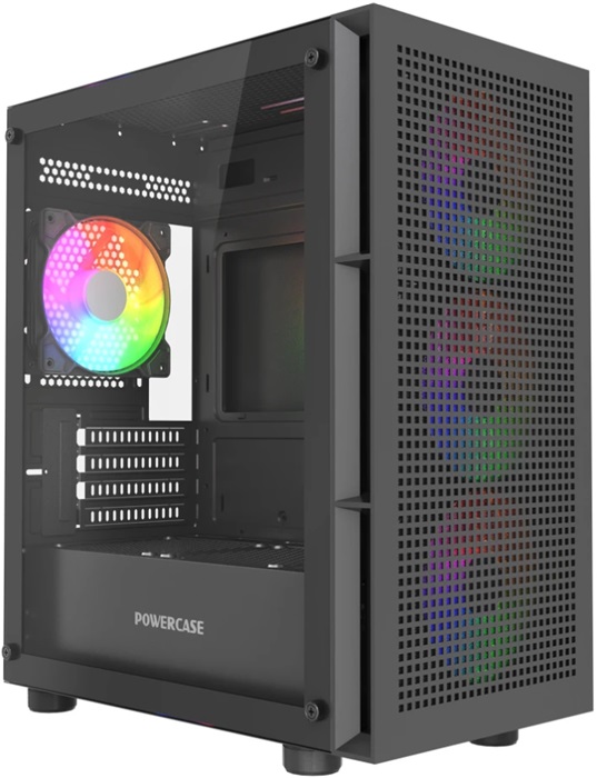 Корпус Powercase Mistral Micro EM17 (CMMEM17B-A4);