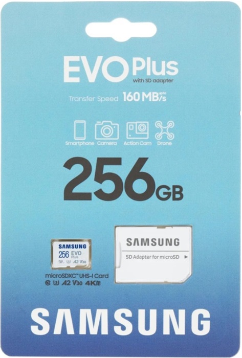 Карта памяти microSDXC 256 ГБ Samsung